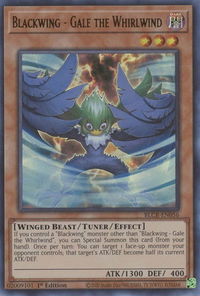 Blackwing - Gale the Whirlwind - Battles of Legend: Crystal Revenge (BLCR) #BLCR-EN056 - Ultra Rare YuGiOh Trading Card