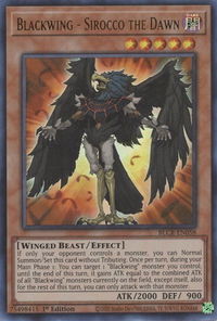 Blackwing - Sirocco the Dawn - Battles of Legend: Crystal Revenge (BLCR) #BLCR-EN058 - Ultra Rare YuGiOh Trading Card