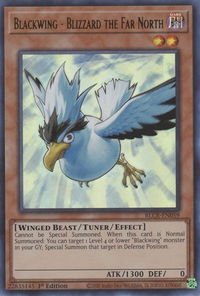 Blackwing - Blizzard the Far North - Battles of Legend: Crystal Revenge (BLCR) #BLCR-EN059 - Ultra Rare YuGiOh Trading Card
