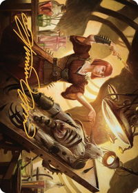 Ashnod, Flesh Mechanist Art Card (Gold-Stamped Signature) - Art Series: The Brothers' War (ASBRO) #15 - Special Magic: The Gathering Trading Card
