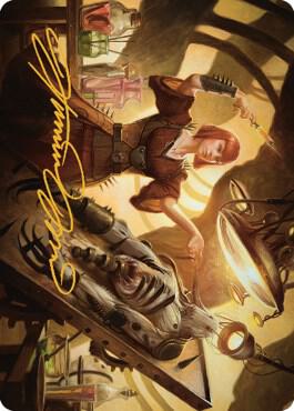 Ashnod, Flesh Mechanist Art Card (Gold-Stamped Signature) - Art Series: The Brothers' War Magic: The Gathering trading card