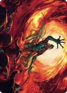 Gix, Yawgmoth Praetor Art Card trading card from Art Series: The Brothers' War Gix, Yawgmoth Praetor Art Card - Art Series: The Brothers' War Magic: The Gathering trading card