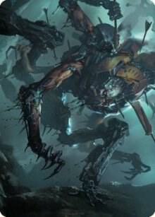 Scrapwork Rager Art Card - Art Series: The Brothers' War Magic: The Gathering trading card