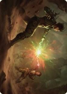 Brotherhood's End Art Card trading card from Art Series: The Brothers' War Brotherhood's End Art Card - Art Series: The Brothers' War Magic: The Gathering trading card