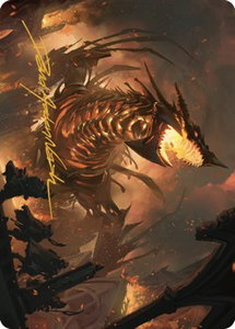 The Fall of Kroog Art Card (Gold-Stamped Signature) - Art Series: The Brothers' War (ASBRO) #20 - Special Magic: The Gathering Trading Card
