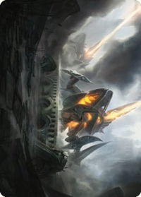 Skitterbeam Battalion Art Card - Art Series: The Brothers' War (ASBRO) #21 - Special Magic: The Gathering Trading Card