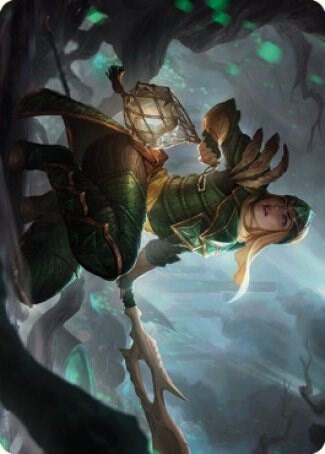 Argothian Opportunist Art Card - Art Series: The Brothers' War Magic: The Gathering trading card