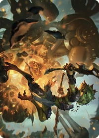 Argothian Sprite Art Card - Art Series: The Brothers' War (ASBRO) #23 - Special Magic: The Gathering Trading Card