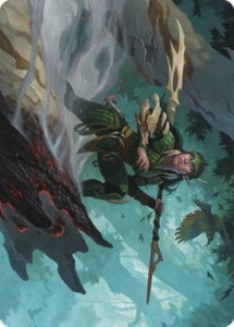 Gwenna, Eyes of Gaea Art Card - Art Series: The Brothers' War (ASBRO) #25 - Special Magic: The Gathering Trading Card