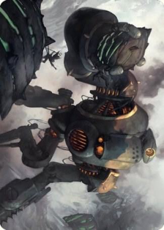 Rust Goliath Art Card - Art Series: The Brothers' War Magic: The Gathering trading card