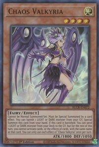 Chaos Valkyria - Battles of Legend: Crystal Revenge (BLCR) #BLCR-EN072 - Ultra Rare YuGiOh Trading Card