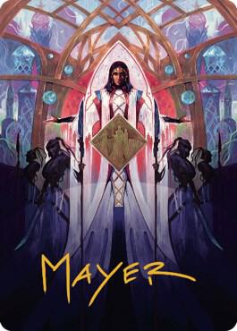 Kayla's Command Art Card (Gold-Stamped Signature) trading card from Art Series: The Brothers' War Kayla's Command Art Card (Gold-Stamped Signature) - Art Series: The Brothers' War Magic: The Gathering trading card