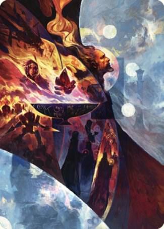 Urza's Command Art Card trading card from Art Series: The Brothers' War Urza's Command Art Card - Art Series: The Brothers' War Magic: The Gathering trading card