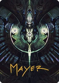 Gix's Command Art Card (Gold-Stamped Signature) - Art Series: The Brothers' War (ASBRO) #32 - Special Magic: The Gathering Trading Card