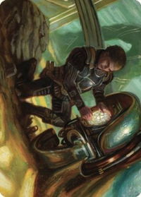 Urza, Powerstone Prodigy Art Card - Art Series: The Brothers' War (ASBRO) #35 - Special Magic: The Gathering Trading Card