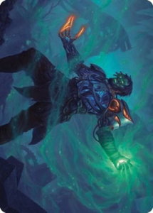 Mishra, Claimed by Gix Art Card - Art Series: The Brothers' War (ASBRO) #37 - Special Magic: The Gathering Trading Card