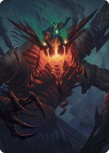 Mishra, Lost to Phyrexia Art Card - Art Series: The Brothers' War (ASBRO) #38 - Special Magic: The Gathering Trading Card