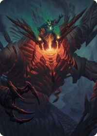 Mishra, Lost to Phyrexia Art Card - Art Series: The Brothers' War (ASBRO) #38 - Special Magic: The Gathering Trading Card