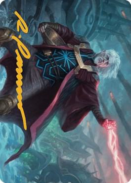 Urza, Lord Protector Art Card (Gold-Stamped Signature) trading card from Art Series: The Brothers' War Urza, Lord Protector Art Card (Gold-Stamped Signature) - Art Series: The Brothers' War Magic: The Gathering trading card