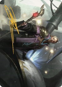 Urza, Prince of Kroog Art Card (Gold-Stamped Signature) - Art Series: The Brothers' War (ASBRO) #43 - Special Magic: The Gathering Trading Card