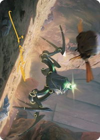 Thran Spider Art Card (Gold-Stamped Signature) - Art Series: The Brothers' War (ASBRO) #45 - Special Magic: The Gathering Trading Card