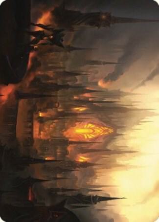 Mishra's Foundry Art Card - Art Series: The Brothers' War Magic: The Gathering trading card