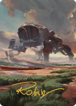 Plains (48) Art Card (Gold-Stamped Signature) trading card from Art Series: The Brothers' War Plains (48) Art Card (Gold-Stamped Signature) - Art Series: The Brothers' War Magic: The Gathering trading card