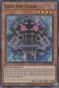 Edge Imp Chain - Battles of Legend: Crystal Revenge (BLCR) #BLCR-EN078 - Ultra Rare YuGiOh Trading Card
