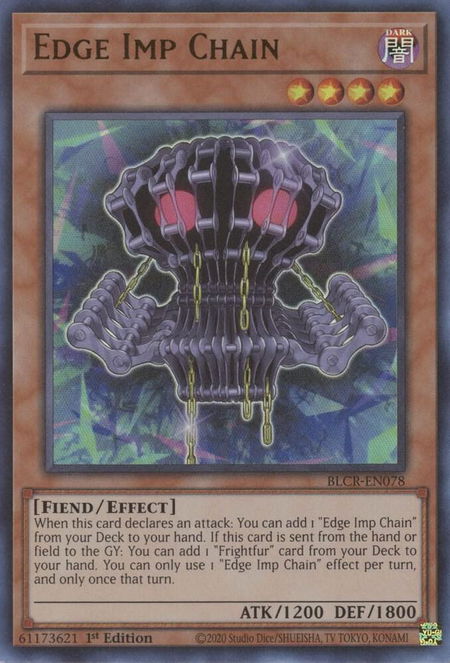 Edge Imp Chain - Battles of Legend: Crystal Revenge YuGiOh trading card