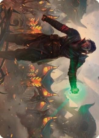 Mishra, Eminent One Art Card - Art Series: The Brothers' War Magic: The Gathering trading card