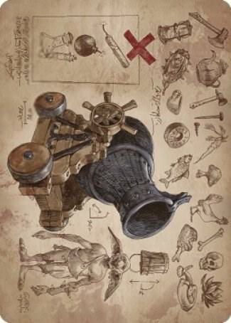 Goblin Charbelcher Art Card trading card from Art Series: The Brothers' War Goblin Charbelcher Art Card - Art Series: The Brothers' War Magic: The Gathering trading card