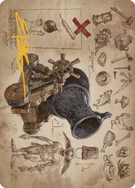 Goblin Charbelcher Art Card (Gold-Stamped Signature) - Art Series: The Brothers' War Magic: The Gathering trading card