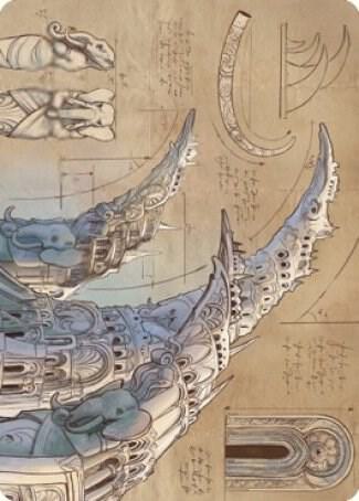 Ivory Tower Art Card - Art Series: The Brothers' War Magic: The Gathering trading card