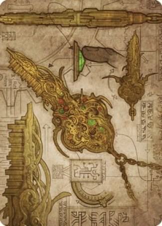 Key to the City Art Card - Art Series: The Brothers' War Magic: The Gathering trading card