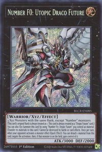 Number F0: Utopic Draco Future - Battles of Legend: Crystal Revenge (BLCR) #BLCR-EN085 - Secret Rare YuGiOh Trading Card