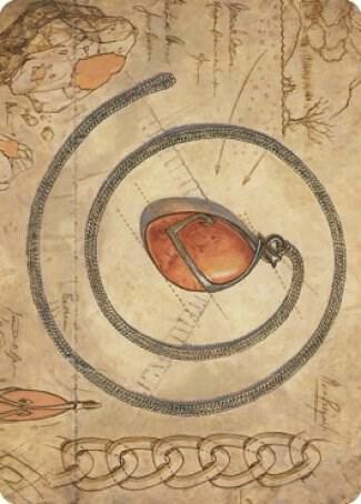 Mox Amber Art Card - Art Series: The Brothers' War Magic: The Gathering trading card