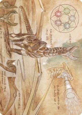 Ramos, Dragon Engine Art Card - Art Series: The Brothers' War Magic: The Gathering trading card