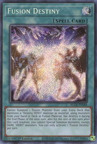 Fusion Destiny - Battles of Legend: Crystal Revenge (BLCR) #BLCR-EN088 - Secret Rare YuGiOh Trading Card