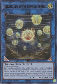 Hieratic Seal of the Heavenly Spheres - Battles of Legend: Crystal Revenge (BLCR) #BLCR-EN090 - Ultra Rare YuGiOh Trading Card