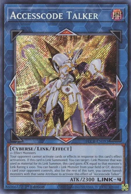 Accesscode Talker - Battles of Legend: Crystal Revenge YuGiOh trading card
