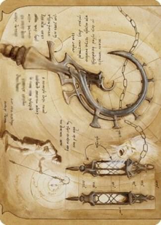 Soul-Guide Lantern Art Card - Art Series: The Brothers' War Magic: The Gathering trading card