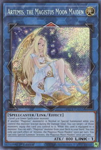 Artemis, the Magistus Moon Maiden - Battles of Legend: Crystal Revenge (BLCR) #BLCR-EN095 - Secret Rare YuGiOh Trading Card