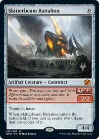 Skitterbeam Battalion - Promo Pack: The Brothers' War (PPBRO) #165p - Mythic Magic: The Gathering Trading Card