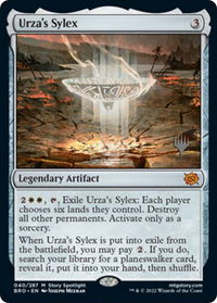 Urza's Sylex - Promo Pack: The Brothers' War (PPBRO) #40p - Mythic Magic: The Gathering Trading Card