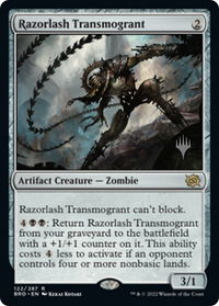 Razorlash Transmogrant - Promo Pack: The Brothers' War (PPBRO) #122p - Rare Magic: The Gathering Trading Card