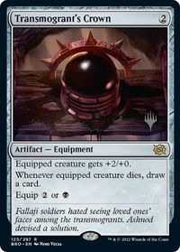 Transmogrant's Crown - Promo Pack: The Brothers' War (PPBRO) #125p - Rare Magic: The Gathering Trading Card