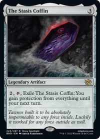 The Stasis Coffin - Promo Pack: The Brothers' War (PPBRO) #245p - Rare Magic: The Gathering Trading Card
