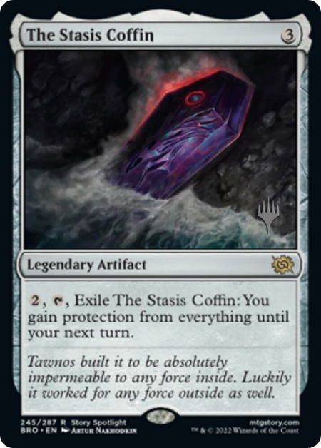 The Stasis Coffin - Promo Pack: The Brothers' War Magic: The Gathering trading card
