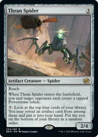 Thran Spider - Promo Pack: The Brothers' War (PPBRO) #254p - Rare Magic: The Gathering Trading Card