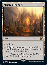 Mishra's Foundry - Promo Pack: The Brothers' War (PPBRO) #265p - Rare Magic: The Gathering Trading Card